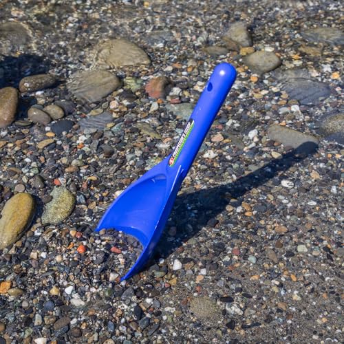 ASR Outdoor 12.5 Inch Prospecting Large Sand Scoop Plastic Trowel for Metal Detector Gold Panning, Blue - color: Blue
