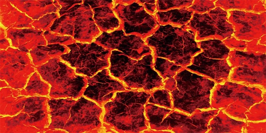 YongFoto Reptile Terrarium Background 48x18 inch Reptile Tank Background Heat Red Cracked Volcanic Eruption Lava Burning Ground Background Bearded Dragon Habitat Fish Tank Aquarium Background Backdrop - size: 48x18in/120x45cm