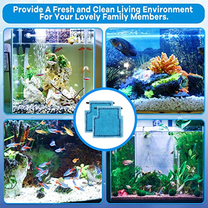 xbbwmrs 9 PCS Aquarium Filter Cartridge Compatiable with Aqua-Tech Filters (EZ-Change #1) Fish Tank Filter Cartridge Compatiable with Aqua-Tech 5-15 Power Filters - size: Fit EZ-Change #1 & Rite-Size A