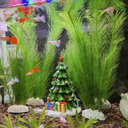 M2cbridge Plastic Fish Tank Plants Soft Silk Water Grass Reptile for Terrarium Simulate Plants and Aquarium Landscape(2pcs,12") - size: 2pcs,12"