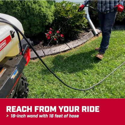 CHAPIN 8-Gallon ATV Spot Sprayer, 12V Pump for Easy Spraying | Chemical-resistant tank; ideal for ATV and UTV spraying, handles weed control, fertilizers and pest controls with 10ft hose - size: 15 Gallon