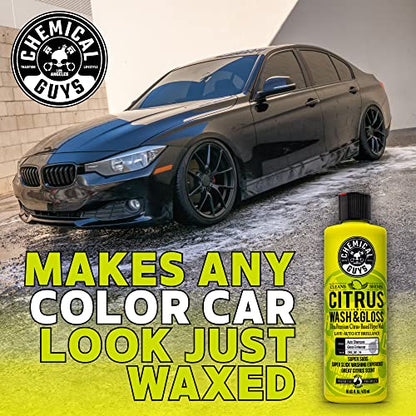 Chemical Guys, Ultimate Car Wash Bucket Kit, Dirt Trap, Mitt, Soap & Lid | Grit guard sinks debris to the bottom so it stays off your paint; a complete starter setup for safe at-home washing - style: HOL133