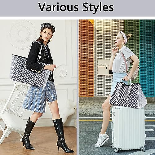 Hibala Neoprene Multipurpose Beach Bag,Gym/Travel/Pool Bag,Tote For Women&Men - color: Lvvplaid