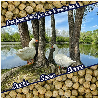 Natural Waterscapes Waterfowl Feed (5 lb) Floating Duck Food | for Wild Ducks, Pet Ducks, Geese, Swans