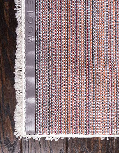 Unique Loom Solid Shag Collection Area Rug (2' 2" x 3' 1" Rectangle Snow White) - color: Snow White, size: 2'2" x 3'1" (Rectangular)