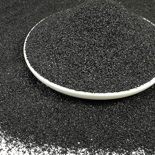 Aquarium Sand, 5lbs Black Fish Tank Sand, Aquarium Gravel Substrate | for Aquascaping, Vivariums, Terrariums, Plants and Crafts - color: Black, size: 5 lbs