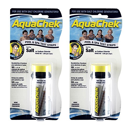 AquaChek 561141-02 Salt Water Test Strips for Swimming Pools, 10-Count, 2-Pack - size: 2-Pack