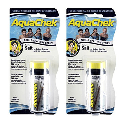 AquaChek 561141-02 Salt Water Test Strips for Swimming Pools, 10-Count, 2-Pack - size: 2-Pack