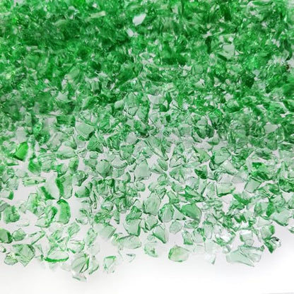 1.3 LB Crushed Glass Sand Broken Fire Glass Pieces for Crafts,Light Green | Crush Terrarium Rocks Stones,Fire Pit,Crafts,Resin Arts,Succulents,Vase Fillers,Candle Holder Filler - color: Light Green