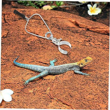 Kisangel 2pcs Reptile Lamp Stand Heat Lamp Bracket Adjustable Clamp Light Holder for Aquarium Turtle Accessories