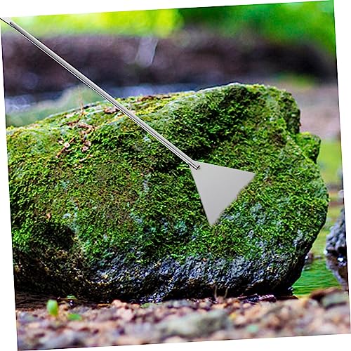 COLLBATH 1set Aquarium Scissors Set Stainless Steel Long Tweezer Scraper Tool for Plant Care - size: 32X7X1CM