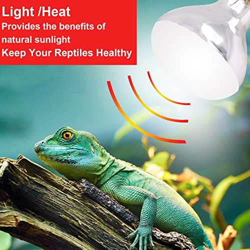 Aiicioo UVB Reptile Light 160W - UVB Light Bulb for Reptile Mercucry Vapor Bulb Heat Basking Lamp Bulb Full Spectrum UVA UVB All in One Sun Lamp for Bearded Dragon Lizard Turtle - style: Mercucry Vapor Bulb 160W