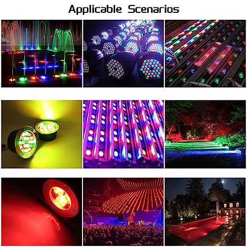 5PCS 3W Blue LED Chip, 3W Light Emitting Diode with Aluminum Plate 20mm Star PCB Base Heat Sink COB Lamp Beads for DIY Lighting, Repairing Lamps(700mA,3.2-3.6V,140deg,460-465nm) - color: Blue