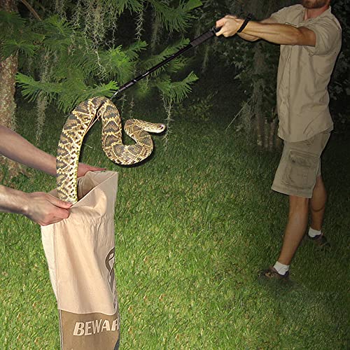 IC ICLOVER Snake Reptile Bag with Drawstring, Rattlesnake Bag for Transport | 20 x 28 Inch, with Sewn Bottom Safe Corners, Snake Bags for Moving Transporting Capturing Hunting Catching Large Reptile Sack