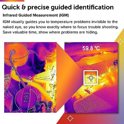 FLIR TG275 Thermal Imaging Camera with Bullseye Laser: High Temp Infrared Camera for Automotive Diagnostics - style: TG275