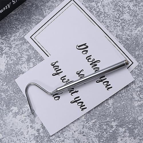 Totority Stainless Steel Retractable Snake Hook Tool Professional Reptile Supplies for Snakes and Reptiles Easy to Carry Duckbill for Safe Handling