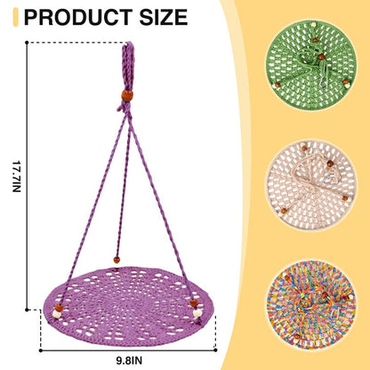 Reptile Hammock, Reptile Hammock Swing Hanging Bed for Bearded Dragon Lizard Snake Gecko Chameleon Parrot Hamster Small Pets （9.8"*17.7" Purple） - color: Purple