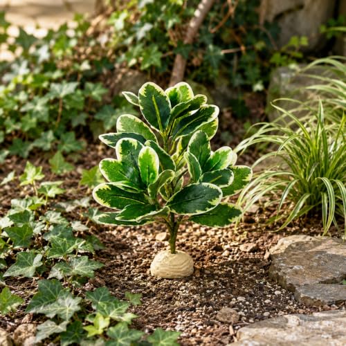 EupHHonycs Reptile Plants Artificial Leaves Reptile Tank Decorations | Fake Plants for Reptiles Terrarium for Bearded Dragon Lizard Snake Chameleon Geckos Amphibian Habitat Terrariums Decor