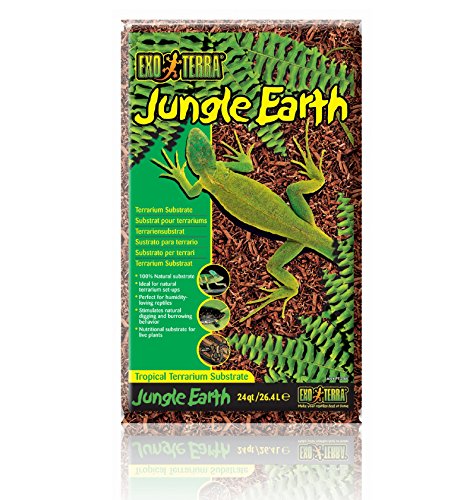 Exo Terra Jungle Earth, Tropical Terrarium Substrate, 24 Quarts, PT2764 - size: 24 Quarts