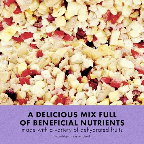 Zilla Reptile Food Munchies Fruit Mix for Pet Iguanas, Skinks, Tegus, Box Turtles, Tortoises & Hermit Crabs, 2.5 Ounce
