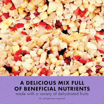 Zilla Reptile Food Munchies Fruit Mix for Pet Iguanas, Skinks, Tegus, Box Turtles, Tortoises & Hermit Crabs, 2.5 Ounce