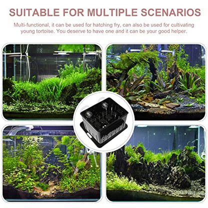 Toddmomy Turtle Supply Incubation Box Lizard Incubator Reptile Hatchery Professional Tortoise Separator Reusable Sturdy Easy to Install Unique Cover
