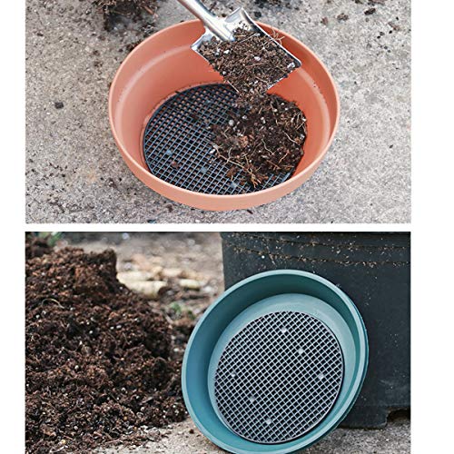 100Pcs Plant Pot Mesh Pads for Drainage Holes Round Square 3 Sizes Reusable | 50pcs 1.8in, 30pcs 2.16in, 20pcs 2.9in. Breathable, durable. Stop soil loss. For bonsai, pots.