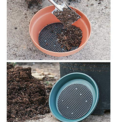 100Pcs Plant Pot Mesh Pads for Drainage Holes Round Square 3 Sizes Reusable | 50pcs 1.8in, 30pcs 2.16in, 20pcs 2.9in. Breathable, durable. Stop soil loss. For bonsai, pots.