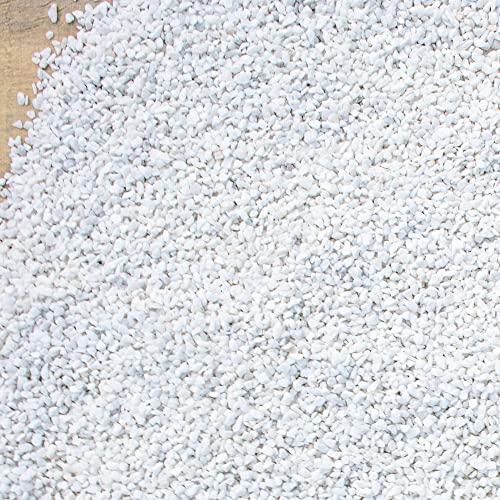 18lb White Cactus Pea Gravel Rocks,1/4 Inch Pebbles for Indoor Plants, Natural Succulent Rock and River Rocks Decorative for Aquariums, Vases, Outdoor Gardening, Top Dressing for Potted Plants - color: White Onyx, size: 18LB