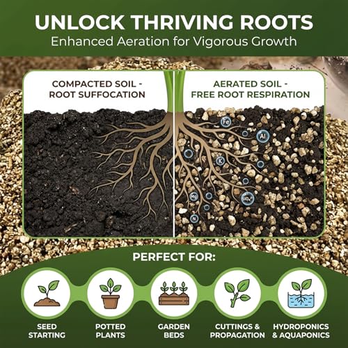 Sukh 14.6oz Organic Vermiculite for Plants - Gardening & Potting Supplies | Soil Amendment for Seed Starting, Indoor Potting, Gardening, Fine - Moisture Retention, Coarse - Aeration & Drainage - size: 1-3MM