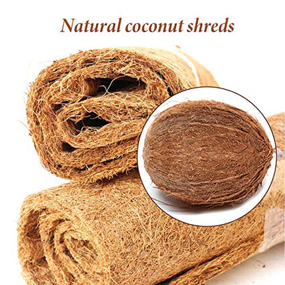 Hamiledyi Reptile Carpet Mat 19.7x11.8in Coconut Fiber Substrate Lizard Cage Pad Tortoise Substrate Liner Snake Coco Liner for Bearded Dragon Gecko Turtle Chamelon Iguana