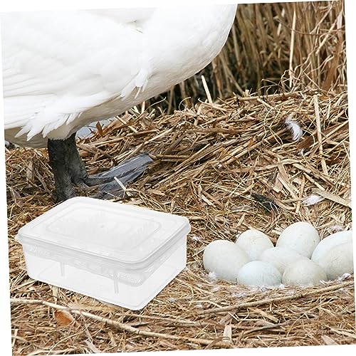 MERRYHAPY 2PCS Reptile Egg Hatchery Box 16 Holes Professional Incubation Tray for Geckos and Lizards Sturdy Reptile Supply for Hatching Eggs