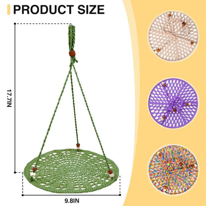 Reptile Hammock, Reptile Hammock Swing Hanging Bed for Bearded Dragon Lizard Snake Gecko Chameleon Parrot Hamster Small Pets （9.8"*17.7" Green） - color: Green
