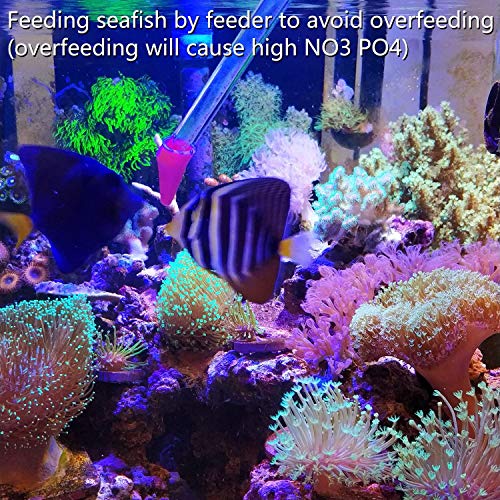 Aquarium Choice Coral Feeder Long Syringe Tube Liquid Fertilizer Feeder SPS HPS Marine Reef Coral Feeder Tool Fish Excreta Cleaner (3 Units 46.48CM/18.31 Inch) - size: 3 units 46.51CM/18.31 Inch