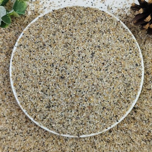 5lbs Aquarium Gravel, 1/16"(0.6-1.2mm) Natural River Rocks | Succulent Cactus Pea Gravel for Plants, Fish Tank, Decorative Pebbles for Gardening, Flower Pots, Vase Fillers, Landscaping - size: 1/16 Inch