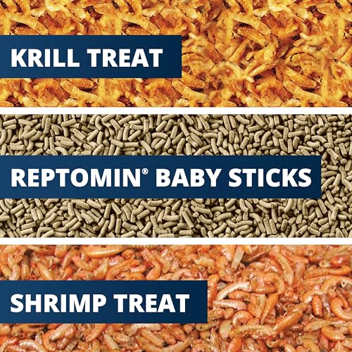 Tetra ReptoMin 3-in-1 Select-A-Food, 1.94 oz | Baby Sticks, Shrimp & Krill Treats For Aquatic Turtles With No Artificial Flavors - size: 1.94 Ounce (Pack of 1)