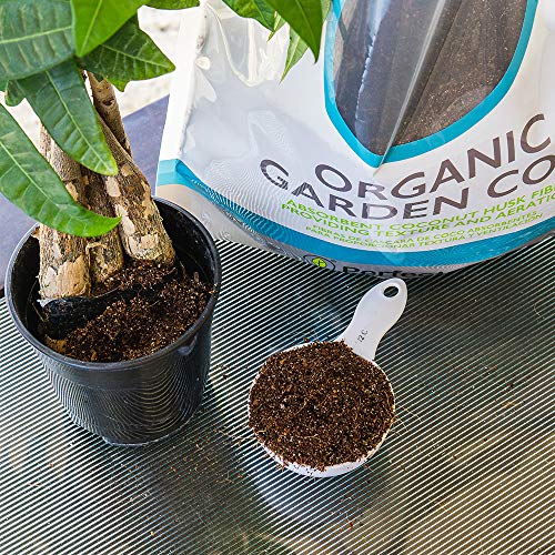 Perfect Plants Organic Coco Coir, 8 qt, Coconut Garden Soil Amendment | Retains water and nutrients while boosting aeration, 5% sand aids drainage, breaks down slowly, resealable heavy-duty bag