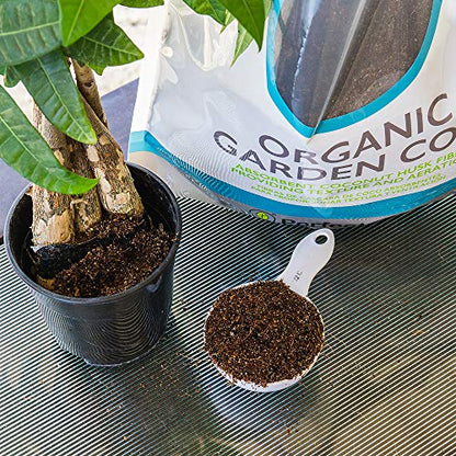 Perfect Plants Organic Coco Coir, 8 qt, Coconut Garden Soil Amendment | Retains water and nutrients while boosting aeration, 5% sand aids drainage, breaks down slowly, resealable heavy-duty bag