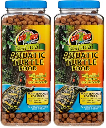Zoo Med Natural Maintenance Formula Aquatic Turtle Food (Pack of 2) - size: 12 Ounce (Pack of 2)