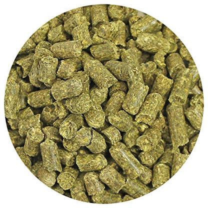 Timothy Pellets (4 lb.) - 100% All Natural, High Fiber, Sun Cured Timothy Hay Grass Food & Treat - Rabbits, Guinea Pigs, Chinchillas, Degus, Prairie Dogs, Tortoises, Hamsters, Gerbils, Rats - size: 4 Pound (Pack of 1)