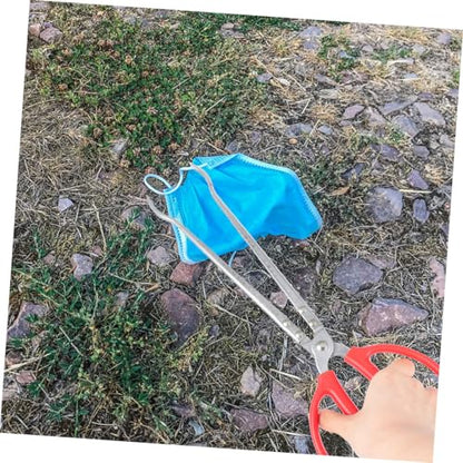 BESTonZON Snake Catching Tool Snake Tong Feeder Reptile Feeding Tongs Reptile Supply Clip for Lizards