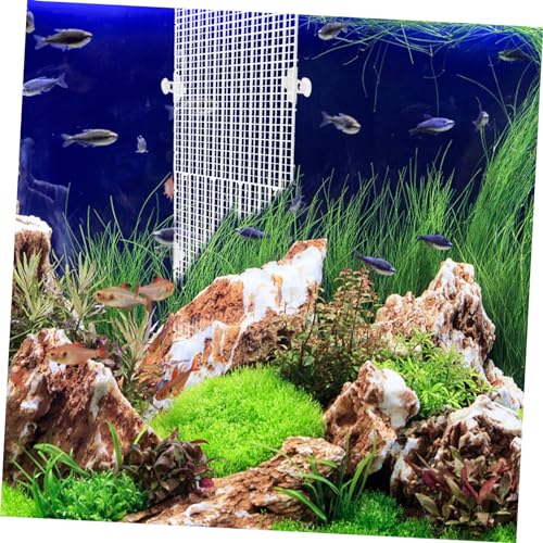 Levemolo 2pcs Aquarium Divider Panel Fish Tank Separator Suction Cups for Reptiles Jump Prevention and Peaceful Coexistence Isolation Board