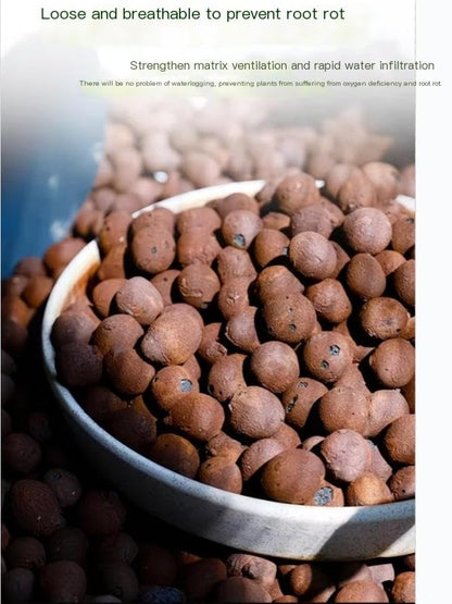 Lightweight Clay Pebbles Ceramsite Porous Drainage Clay Balls Plants-M(15-20Mm)-2 Lb - color: 2 lb, size: M(15-20mm)