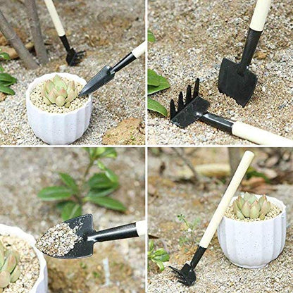SONGZIMING 15 Pcs Succulent Plant Tools Set | Mini Garden Planting Watering Tool Kit for Succulent Miniature Gardening Plant Care