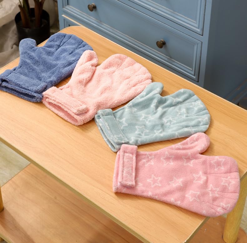 1 pc Hamster Glove Anti Bite Guinea Pig Handling Glove Bite Proof Rabbit Holding Glove Biting Protection Bath Wipe for Hedgehog Sugar Glider Gerbils Mice Rats Small Animals Parakeet (Pink) - color: pink