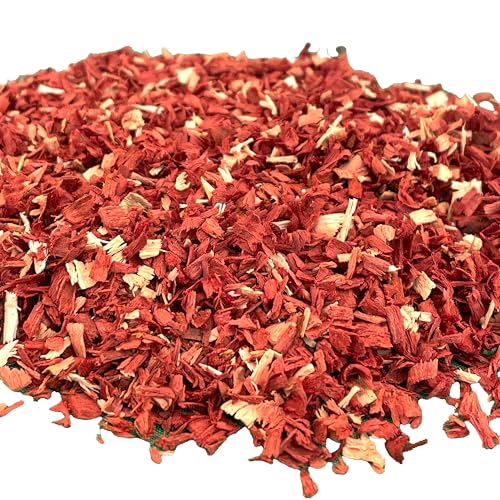 Manzanita Reptile Bedding - Natural Hardwood Substrate Chips for Lizards, Snakes & Tortoises - Kiln-Dried, Chemical-Free, USA Harvested Terrarium Flooring - 4 Quart