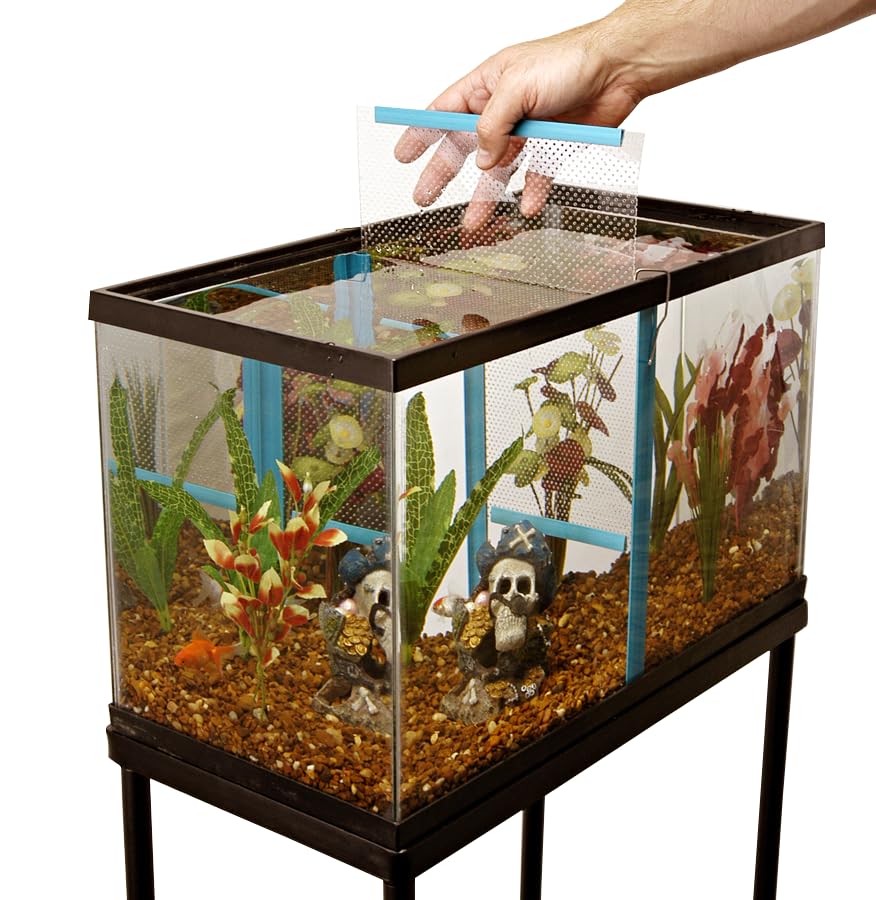Penn-Plax Extra Large Tank-Divider - Keep Fish Separated in one Tank - Perfect for 20 Gallon Aquariums