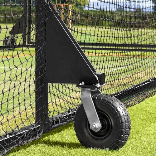 FORTRESS 360° Mobile Cricket Cage [Test Grade] | Pop Up Goals for Cricket | Cricket Set | Cricket Box Netting Cage System | Cricket Net Batting Cage | Sports Equipment - size: 24ft, style: Without Padding