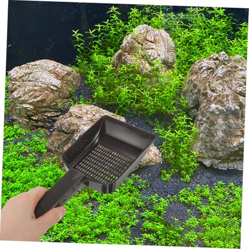 GALPADA 2pcs Aquarium Gravel Scoop for Fish Tank Sand Cleaning Versatile Sand Removal Tool for and Reptile Habitat Lightweight and User-Friendly Design