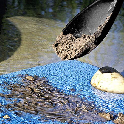 ASR Outdoor 12.5 Inch Prospecting Large Sand Scoop Plastic Trowel for Metal Detector Gold Panning, Black - color: Black